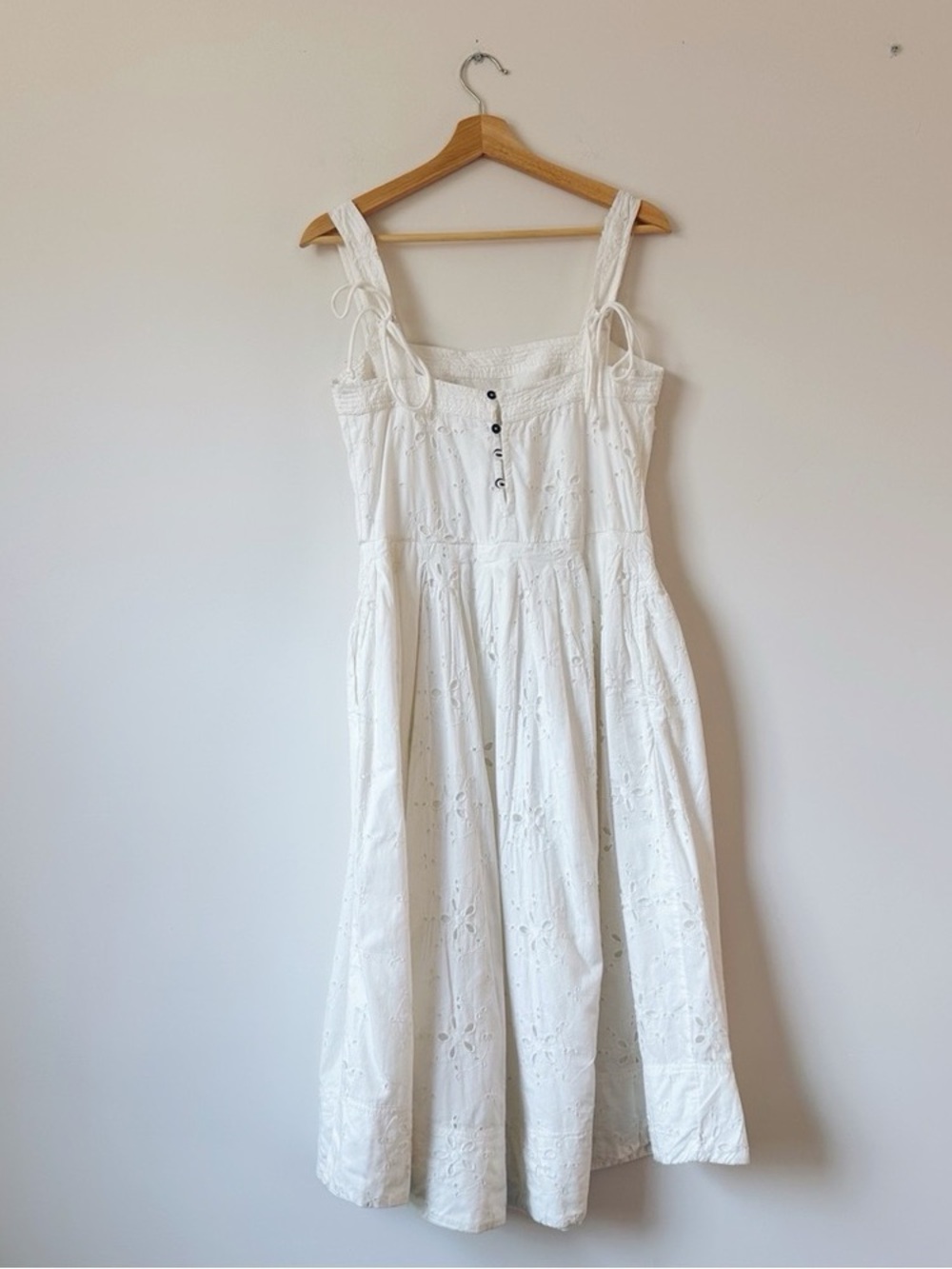 Free People White Eyelet Midi Dress - Picture 11 of 13